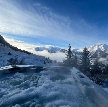 Nouveau chalet d'architecte Le Lauzaret sauna et jacuzzi Villard-Reculas