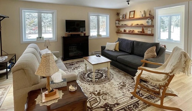 NOUVEAU | Chalet en bordure de la rivière | Spa privé