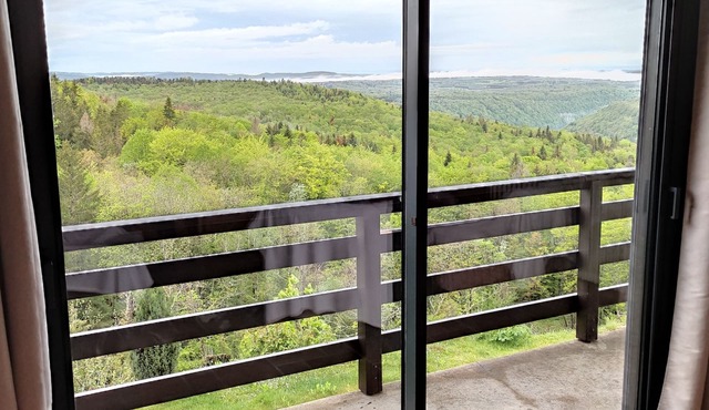 NOVELTY. Exceptional view, Hérisson waterfalls