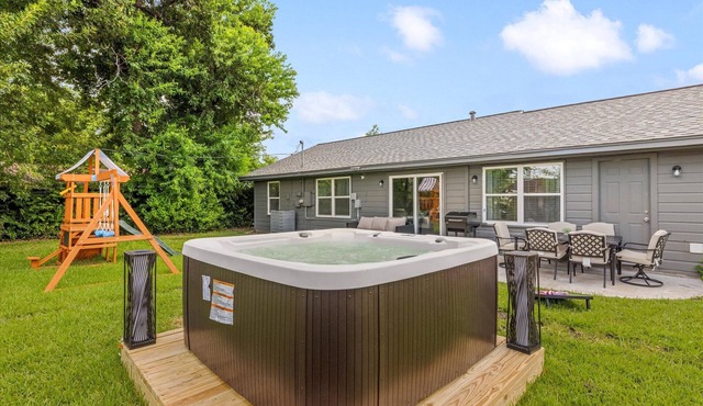 Nr Med Center + NRG | BBQ Hot Tub Swing Set Games