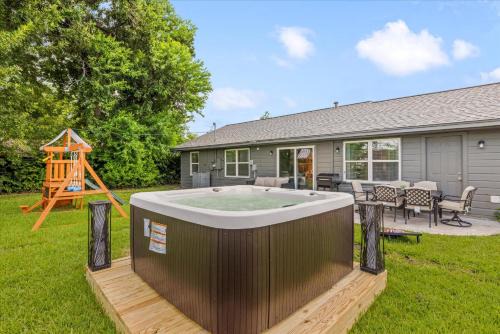 Nr Med Center NRG BBQ Hot Tub Swing Set Games