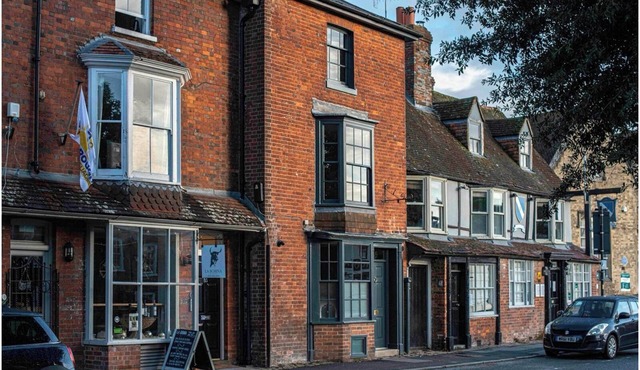 Number 86, a charming Grade II listed townhouse in the heart of Marlborough.