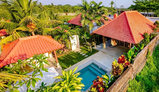 Nyaman Villas by EVDEkimi - Romantic escape among rice fields with Pool, Terrace