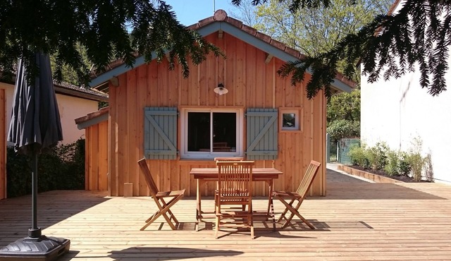 Ô'3 - Exterior wooden house - 150m from the Bassin beach - 50m from shops - 300m² from the garden