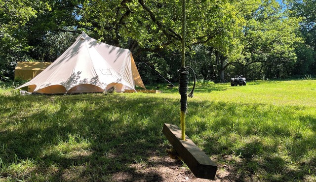 Oaktree Nook CampnSecluded camping in 13 acres of magical meadow and woodland.