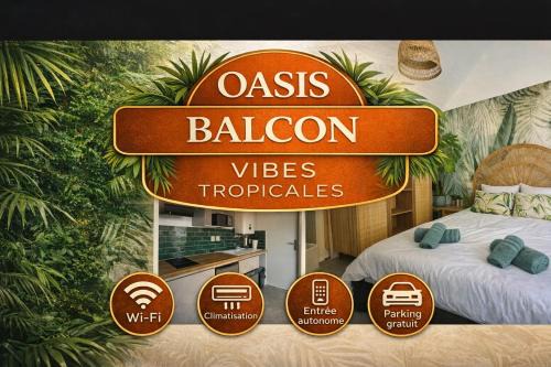Oasis Balcon Vibes Tropicales Arena Parc Expo Clim