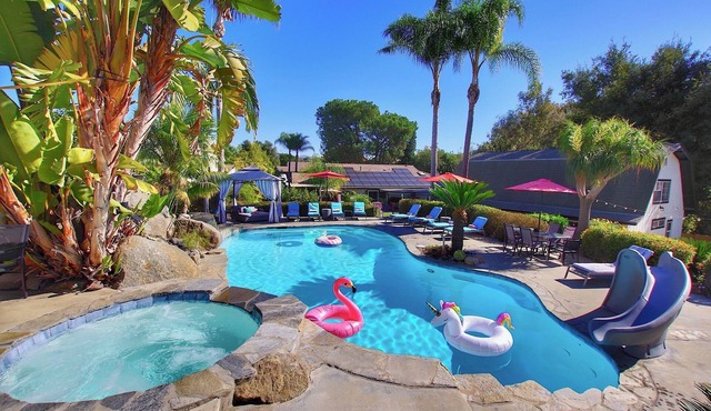 Oasis Pool Private Resort Guesthouse Game Room