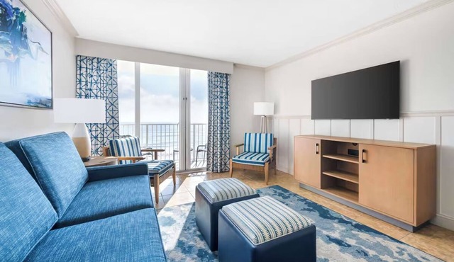 Ocean 2BR Family Retreat w/Pools, Games & Steps to Boardwalk Fun