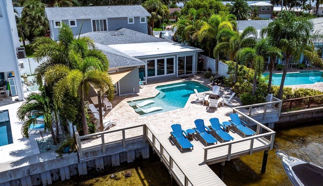 Ocean Dreaming: Waterfront Home with Heated Pool, New Dock and Amazing Sunsets!