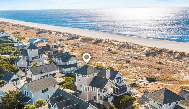 Ocean Front Cottage Pet Friendly with Bhi and Shoals Clubs