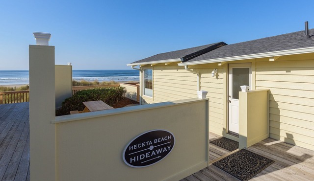 Ocean Front Cottage With Private Beach Access To Heceta Beach