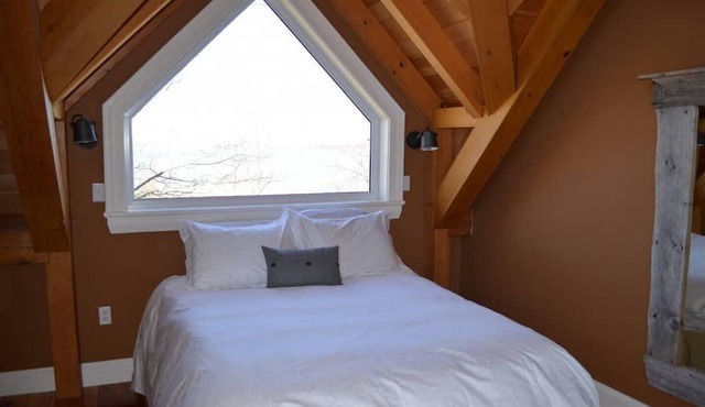 Ocean front get away with private beach and custom built timber frame