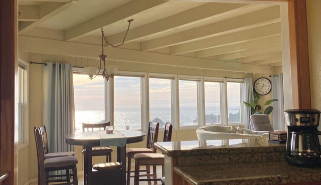 Ocean Front Home with private beach access.