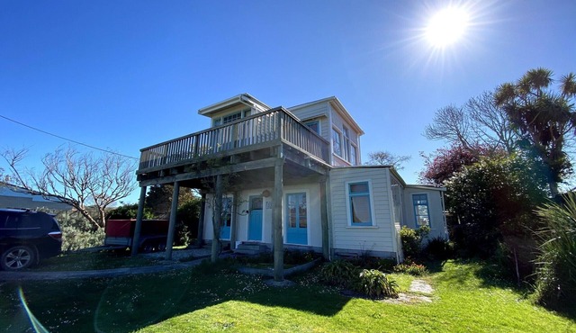 Ocean front, large, historic, character house, suitable for families and groups.