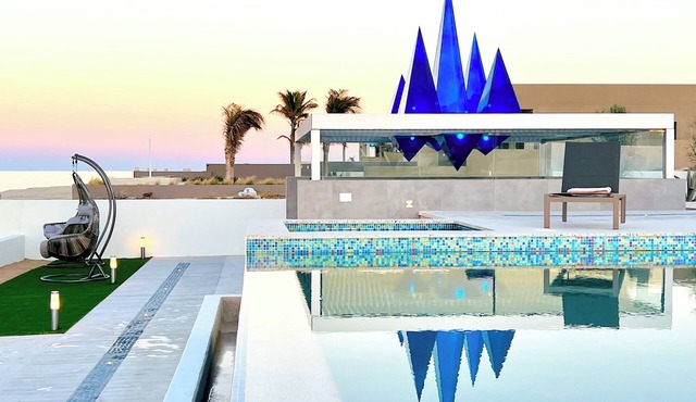 Ocean Front, LuxuryVilla, Private beach, Mexico, La Ribera, near Costa Palmas