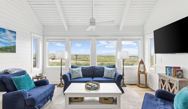 Ocean Front Panoramic Water and Sunset Views Sleeps 8 Pet Friendly Bhi Club
