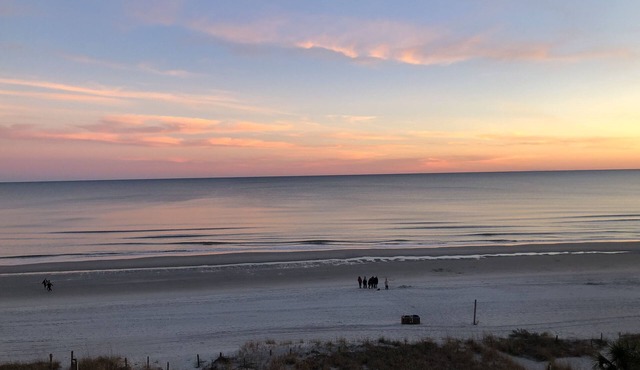 Ocean Front Condo, Sleeps 6, Walking Distance - Barefoot Landing & Duplin Winery