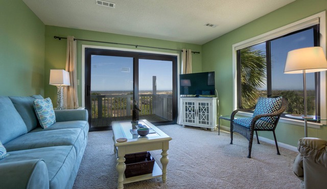 Ocean Front Corner Villa with New Deck and Unobstructed Views