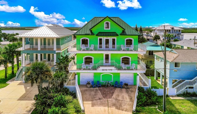 Ocean + Intracoastal Views | 3 Balconies | Bright 3-Story Beach Home