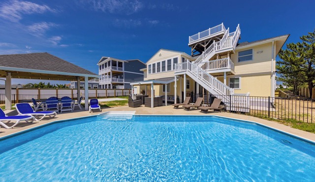 Ocean Overlook - 8 bedroom 7 bath, pool home with ocean views