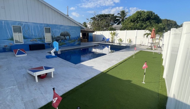 Ocean Reef Paradise, Big Pool, Spa, Tiki Bar, Golf