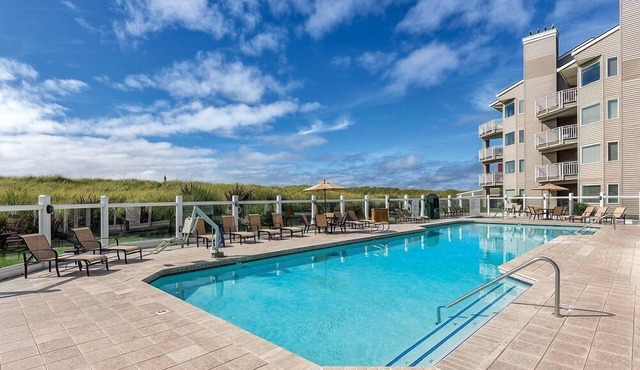 Ocean Shores | Coastal Family Retreat | Pool + Beach | 2BR