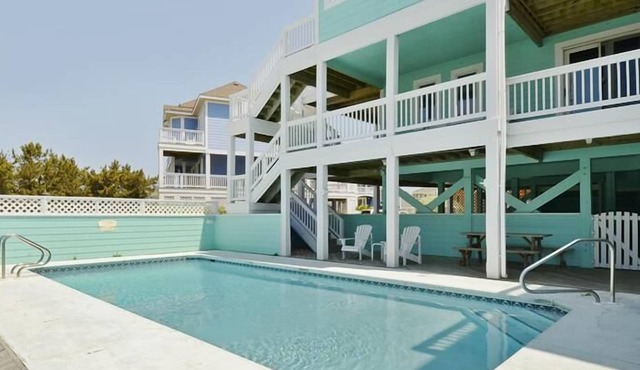 Ocean-side home with heated pool, hot tub & elevator