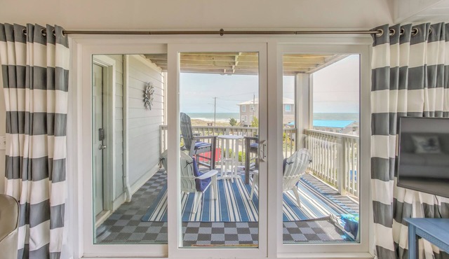 Ocean-view Balcony: Carolina Beach Condo!