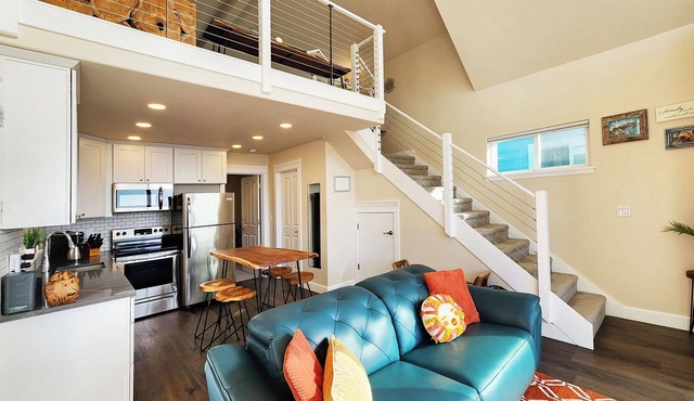 Ocean View! Charming Home with Loft, Sleeps 6! Dog Friendly!