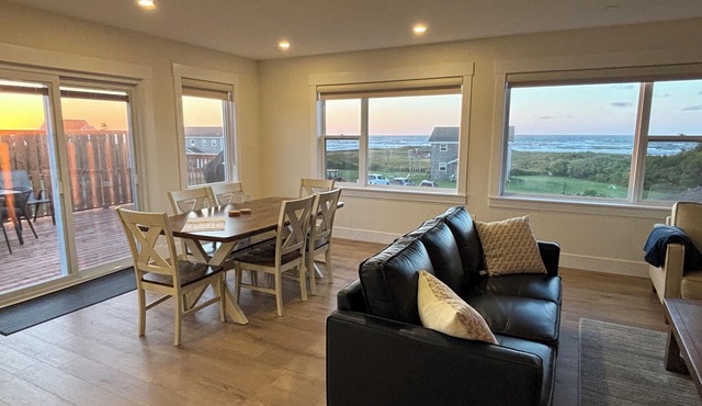 Ocean view cottages with direct beach access