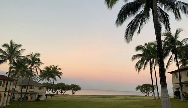 Ocean view home office