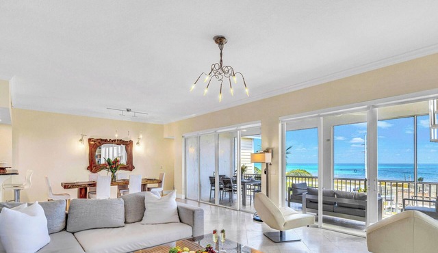 Ocean View Penthouse | Retreat amenities: tennis court, heated Pool | Vista Key Two