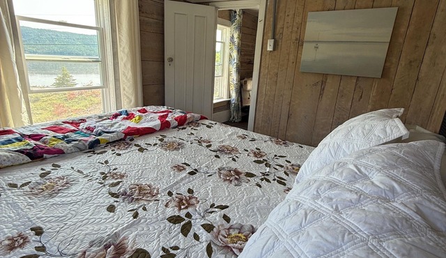 Ocean view saltbox style house