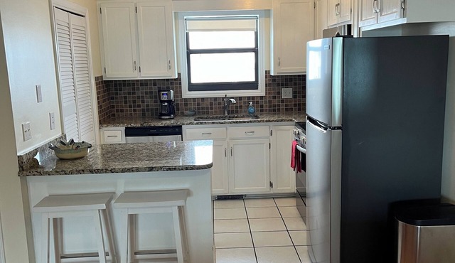 Ocean views, 2nd row w/pool. Close to the Boardwalk. Fresh paint & appliances