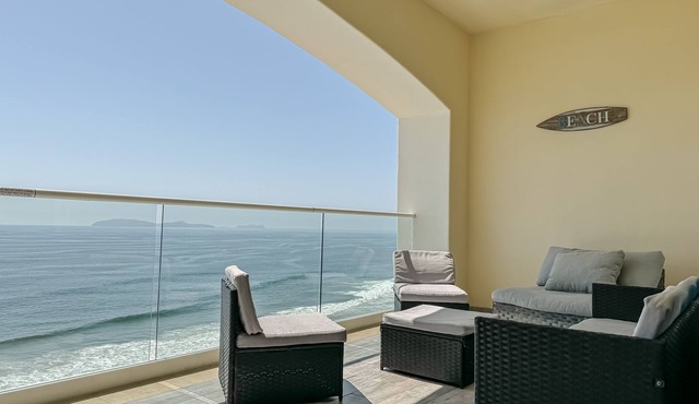 Ocean Views-Mar y Sol Condo-Beach Access-Rosarito