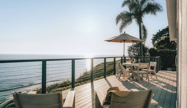 Ocean Views Stun at this Coastal Water's Edge Home