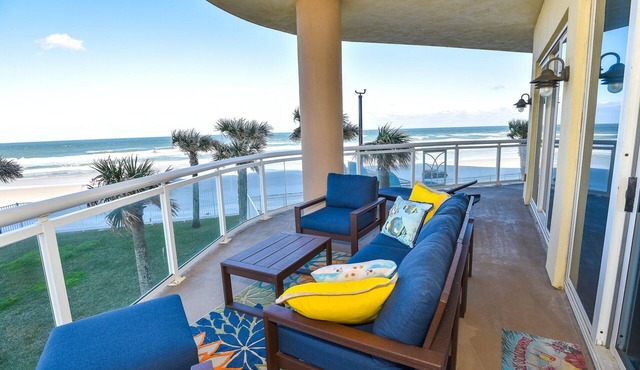 Ocean Vistas Beachfront 3 Bedroom 3 Bath Luxury Condo - Pets Welcome with a fee.