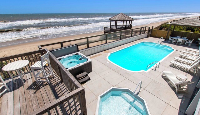 OCEANFRONT, 10 BRs, ELEV, Pool, Rec Rm, Theater Rm, Ocean Views, WL845, MacDaddy