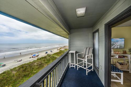 Oceanfront 1BR Top-Floor Balcony Views Cherry Grove Sea Cabin 304-A