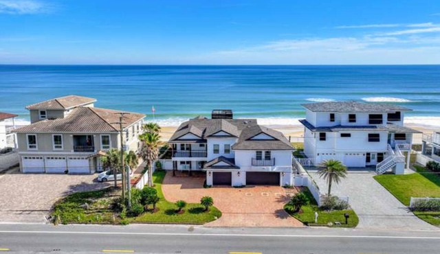 Oceanfront 2 Story Home literally on the beach! Near St. Augustine, FL