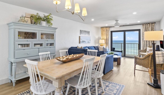 OCEANFRONT! 2024 Luxuriously Renovated & Prof Decorated Condo on No Drive Beach