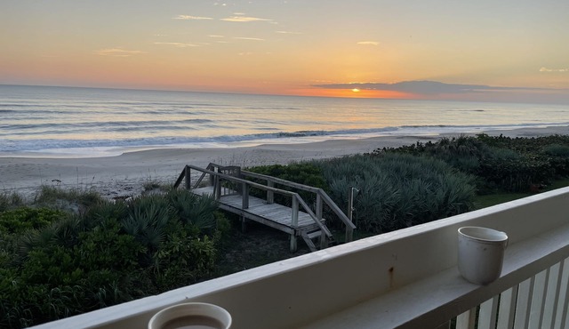 Oceanfront 3-story luxury 3-bedroom 2-bath with direct access to pristine beach
