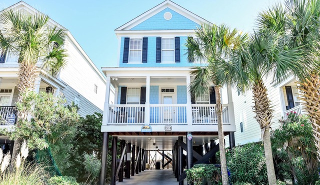Oceanfront 5 BR Beach House with Heated Private Pool! Blue Heaven