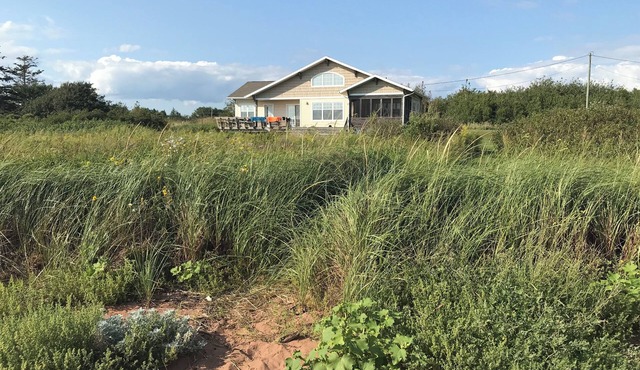 Oceanfront PEI Getaway with Private Beach, Loft & Sweeping Coastal Views