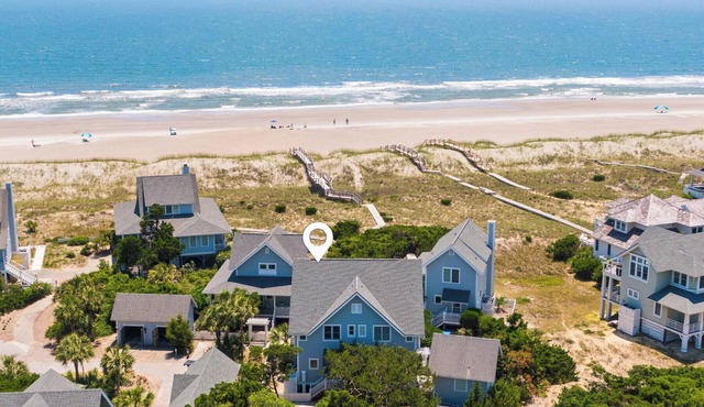 Oceanfront Completely Remodeled 3 Br 2 Full and 2 Half Ba Bhi Club
