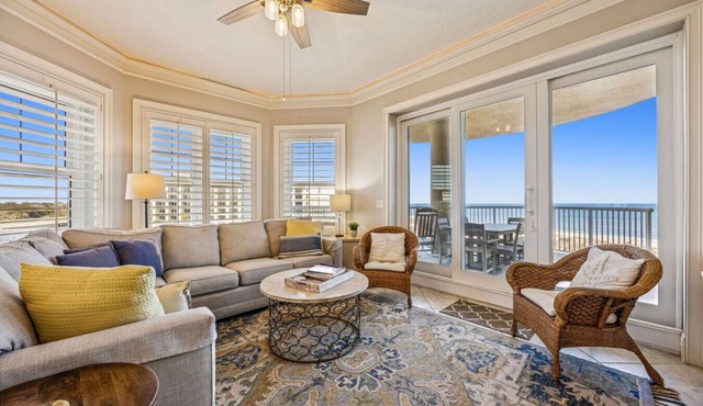 Oceanfront Condo Steps from Ritz | Resort Pools | Sweeping Views
