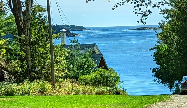 Oceanfront cottage facing Fort Popham near Popham Beach.