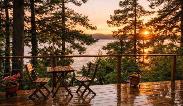 Oceanfront Cottage, with private beach