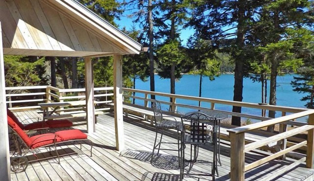 Oceanfront Cove Adventure for up to 12. Gorgeous setting. 500’ of waterfront.