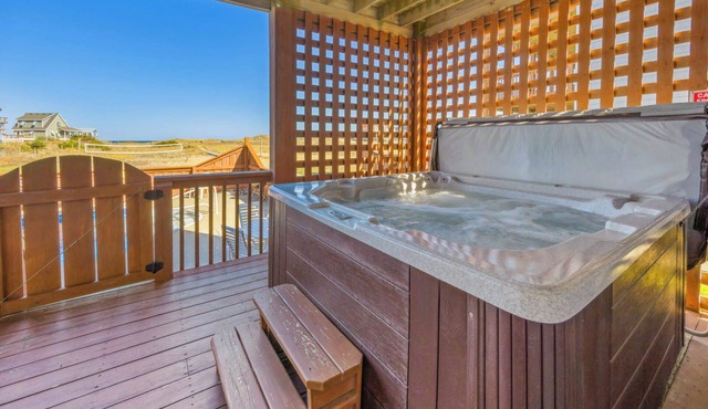 Oceanfront Dog Friendly Rodanthe Home w/Pool, Hot Tub, Game Room, Home Theater